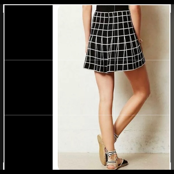Anthropologie Sunday in Brooklyn Reversible  Black/White Skirt, Small - Picture 2 of 7